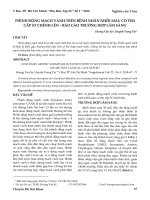 Phình động mạch vành trên bệnh nhân nhồi máu cơ tim cấp ST chênh lên – báo cáo trường hợp lâm sàng