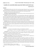 Nghiên cứu giải phẫu động mạch mũ trên người Việt Nam