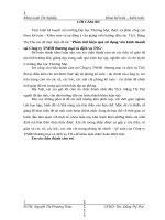 Phân tích hiệu quả sử dụng vốn kinh doanh tại công ty TNHH thương mại và dịch vụ TSG 