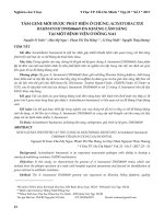 Tám gene mới được phát hiện ở chủng Acinetobacter baumannii DMS06669 đa kháng lâm sàng tại một Bệnh viện ở Đồng Nai