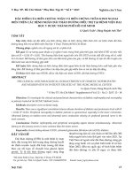 Đặc điểm của biến chứng thận và biến chứng thần kinh ngoại biên trên các bệnh nhân đái tháo đường điều trị tại Bệnh viện Đại học Y Dược Thành phố Hồ Chí Minh