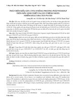 Phát hiện kiểu gen CYP2C19 bằng phương pháp PCR-RFLP trên mẫu sinh thiết dạ dày ở bệnh nhân nhiễm Helicobacter pylori