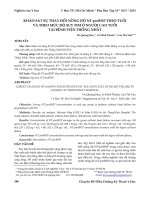 Khảo sát sự thay đổi nồng độ NT-proBNP theo tuổi và theo mức độ suy tim ở người cao tuổi tại Bệnh viện Thống Nhất