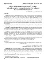 Nồng độ homocysteine huyết tương trên bệnh nhân mụn trứng cá được điều trị bằng isotretinoin uống