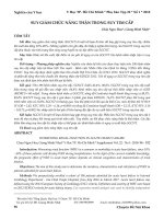 Suy giảm chức năng thận trong suy tim cấp