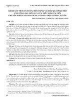 Khảo sát tính an toàn, tiện dụng và hiệu quả phục hồi vận động sau đột quỵ của thể châm cải tiến khuyến khích não khi dùng với máy điện châm cải tiến