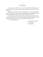 Hoàn thiện hoạt động nghiên cứu thị trường của khách sạn BMC plaza hà tĩnh 