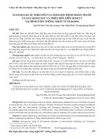 51 đánh giá sự theo dõi và chăm sóc bệnh nhân trước và sau khảo sát và triệt đốt điện sinh lý tại Bệnh viện Thống Nhất từ 03-06/2015