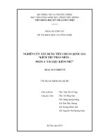 Báo cáo tóm tắt đề tài khoa học và công nghệ: Nghiên cứu xây dựng tiêu chuẩn quốc gia kiểm thử phần mềm - Phần 3: Tài liệu kiểm thử