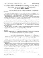 So sánh sự phát triển tâm thần vận động của trẻ sinh ra từ chương trình thụ tinh trong ống nghiệm với mang thai tự nhiên