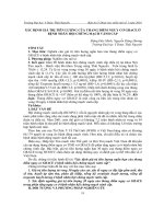 Xác định giá trị tiên lượng của thang điểm nguy cơ GRACE ở bệnh nhân hội chứng mạch vành cấp