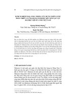 Kinh nghiệm Malaysia trong xây dựng chiến lược phát triển và ứng dụng internet kết nối vạn vật bài học gợi suy cho Việt Nam