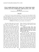 Công nghiệp Bình Dương trong quá trình thực hiện đường lối công nghiệp hóa, hiện đại hóa (1997-2010)