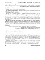 Đặc điểm giải phẫu động mạch vành trái người Việt Nam