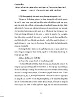 Tài liệu bồi dưỡng chủ tịch, phó chủ tịch hội đồng nhân dân, chủ tịch, phó chủ tịch ủy ban nhân dân xã (Tài liệu áp  dụng đối với xã Miền núi, trung du và Dân tộc) – Chuyên đề 8