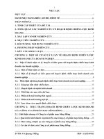 Hoàn thiện hoạch định chiến lƣợc kinh doanh của công ty cổ phần may sông hồng 