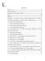 Luận văn Thạc sỹ: Phát triển cho vay khách hàng doanh nghiệp tại Ngân hàng thương mại cổ phần Đầu tư và Phát triển Việt Nam - Chi nhánh Sơn Tây