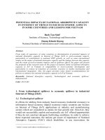 Potential impacts of national absorptive capacity in internet of things to socio-economic aspects in some countries and lessons for Vietnam
