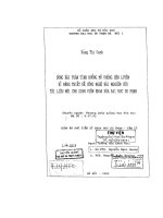 Luận án phó Tiến sĩ Khoa học Sư phạm - Tâm lí: Dùng bài toán tình huống mô phỏng rèn luyện kĩ năng thiết kế công nghệ bài nghiên cứu tài liệu mới cho sinh viên khoa hóa Đại học Sư phạm