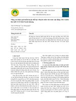 Nâng cao hiệu quả huấn luyện thể lực chuyên môn của nam vận động viên wushu lứa tuổi 13-14 tỉnh Tuyên Quang