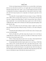 Hoàn thiện công tác quản trị rủi ro tại công ty TNHH phát tri n và đầu tư HTC 