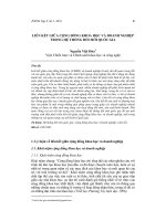 Liên kết giữa cộng đồng khoa học và doanh nghiệp trong hệ thống đổi mới quốc gia