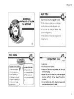 Bài giảng Nguyên lý kế toán - Chương 3: Chứng từ kế toán và kiểm kê