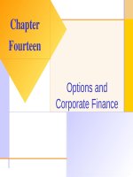 Lecture Fundamentals of corporate finance: Lecture 14 - Ross, Westerfield, Jordan
