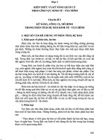 Tài liệu bồi dưỡng lãnh đạo, quản lý cấp phòng thuộc đơn vị sự nghiệp công lập - Phần 2 mục 2