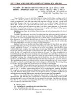 Nghiên cứu phát triển sản phẩm du lịch Đồng Tháp trong giai đoạn hiện nay – Thực trạng và giải pháp