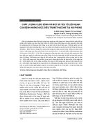 Chất lượng cuộc sống và một số yếu tố liên quan của bệnh nhân được điều trị Methadone tại Hải Phòng