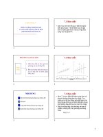 Bài giảng Kinh tế lượng: Chương 7 - ThS. Trần Quang Cảnh