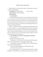 Tóm tắt luận văn Thạc sĩ: Phân tích và đề xuất giải pháp nâng cao chất lượng đào tạo nghề của Trường Cao đẳng Nghề Dầu khí
