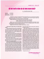 Đổi mới truyền thông nội bộ trong doanh nghiệp