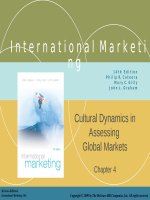 Lecture International marketing (14/e) - Chapter 4