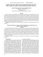 Chiến lược phát triển du lịch sinh thái ở khu bảo tồn thiên nhiên Sân chim Vàm Hồ, tỉnh Bến Tre đến năm 2022
