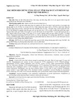 Đặc điểm hội chứng tăng áp lực tĩnh mạch cửa ở trẻ em tại Bệnh viện Nhi Đồng 2