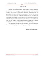 Quản trị khoản phải thu của công ty TNHH thƣơng mại và dịch vụ khánh tùng 