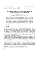 Marketing du lịch có trách nhiệm trong kinh doanh tại khách sạn Crowne Plaza West Hanoi