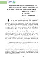 Nhìn từ thực tiễn khai thác phát triển du lịch đề xuất chính sách xây dựng các mô hình du lịch cộng đồng tại quận Thốt Nốt thành phố Cần Thơ