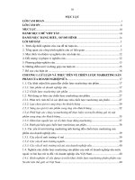 Hoàn thiện Chiến lược marketing sản phẩm của các doanh nghiệp sữa Việt Nam.