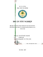 XÂY DỰNG PHẦN mềm kế TOÁN DOANH THU bán HÀNG tại CÔNG TY cổ PHẦN dược PHẨM AN AN 