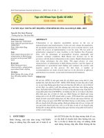 Vài nét đặc trưng đô thị hóa tỉnh Bình Dương giai đoạn 2000-2015