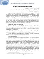 Dữ liệu lớn: Những xem xét được đưa ra