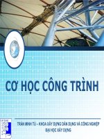 Bài giảng cơ học công trình chương 2   trần minh tú