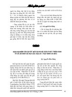 Kinh nghiệm giải quyết mối quan hệ giữa phát triển kinh tế và an sinh xã hội của Hoa Kỳ, Thụy Điển và Đức