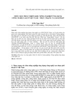 Thúc đẩy phát triển khu nông nghiệp ứng dụng công nghệ cao ở Việt Nam - thực trạng và giải pháp