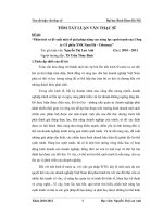 Tóm tắt luận văn Thạc sĩ: Phân tích và đề xuất một số giải pháp nâng cao năng lực cạnh tranh của Công ty Cổ phần XNK Nam Hà - Udomxay