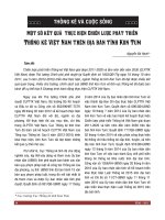 Một số kết quả thực hiện Chiến lược phát triển Thống kê Việt Nam trên địa bàn tỉnh Kon Tum