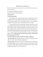 Tóm tắt luận văn Thạc sĩ: Hoạch định chiến lược kinh doanh cho Công ty TNHH Kỹ thuật Quản lý bay giai đoạn 2013-2017